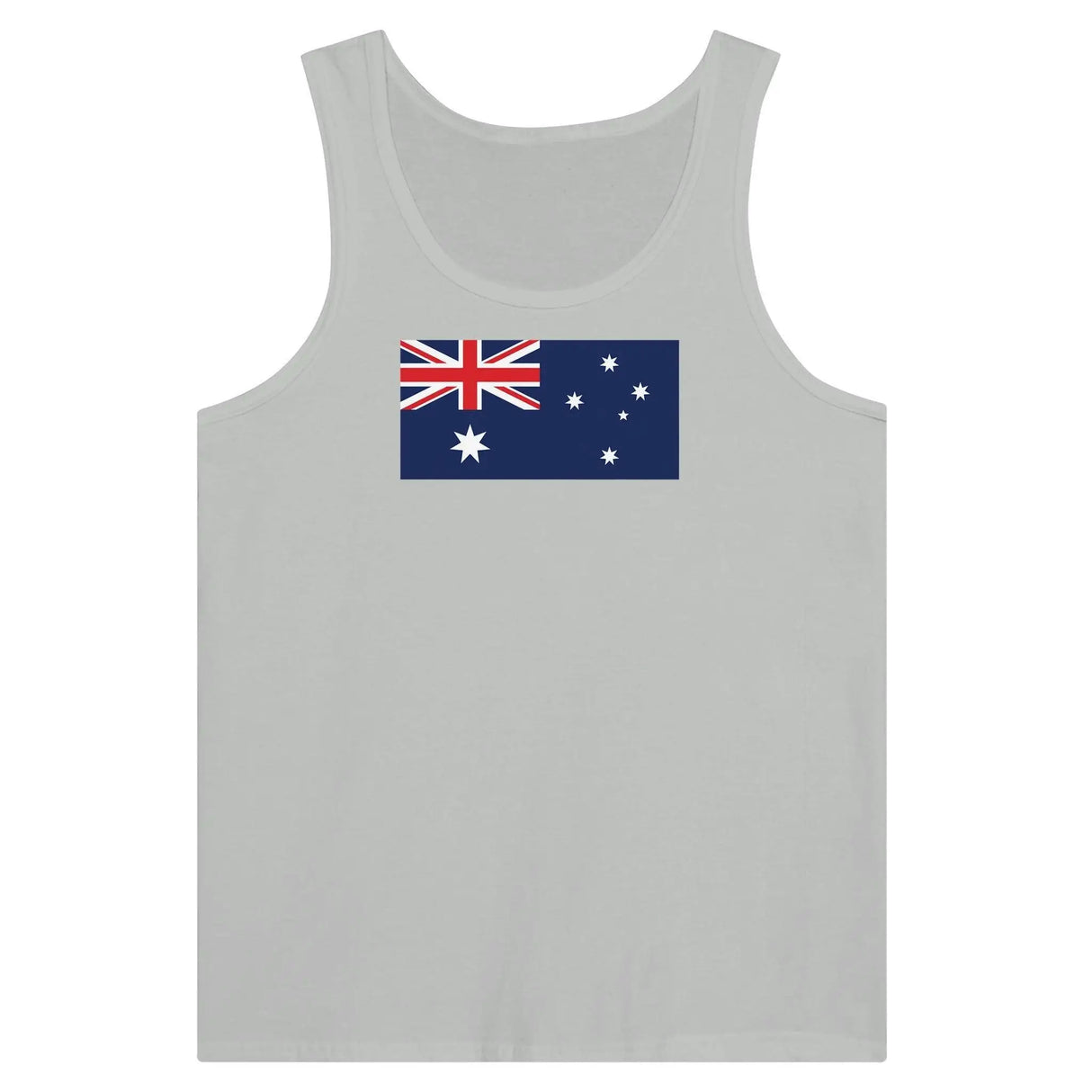 Débardeur drapeau australie coton peigné tissu léger