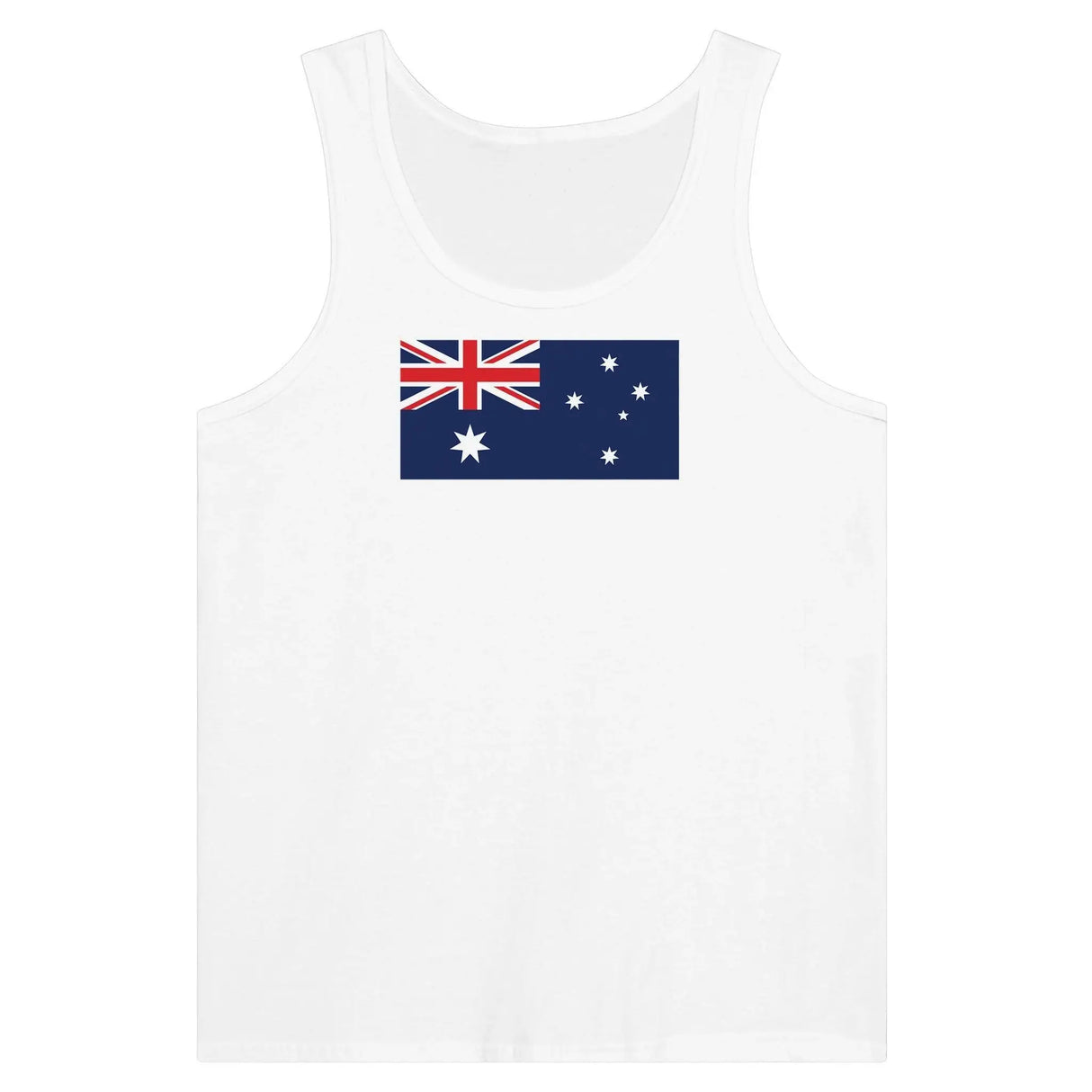 Débardeur drapeau australie coton peigné tissu léger