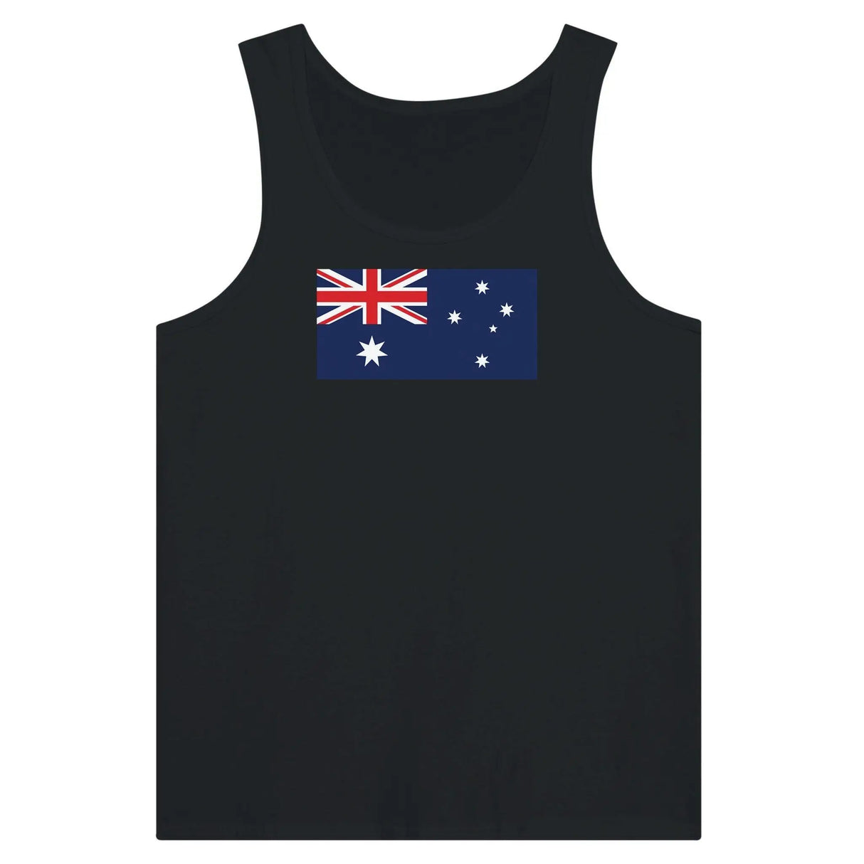Débardeur drapeau australie coton peigné tissu léger