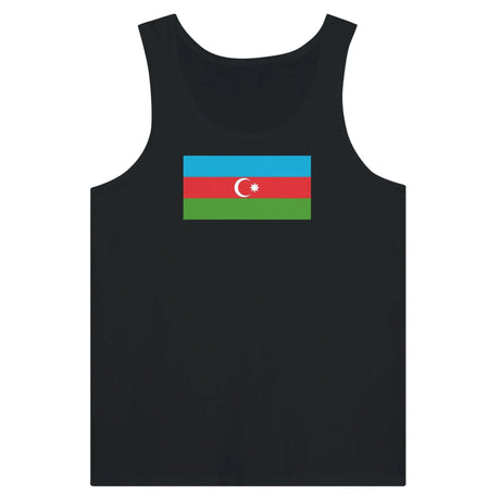 Débardeur drapeau azerbaïdjan tissu léger filé à l’anneau