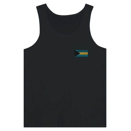 Débardeur drapeau bahamas tissu léger broderie couleur