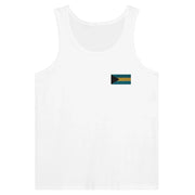 Débardeur drapeau bahamas tissu léger broderie couleur