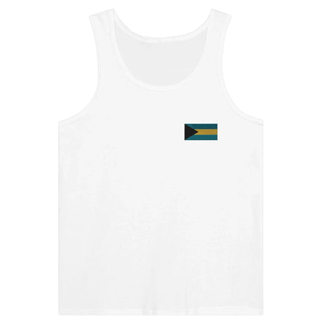 Débardeur drapeau bahamas tissu léger broderie couleur