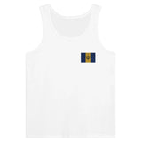Débardeur drapeau barbade en broderie - pixelformaflag