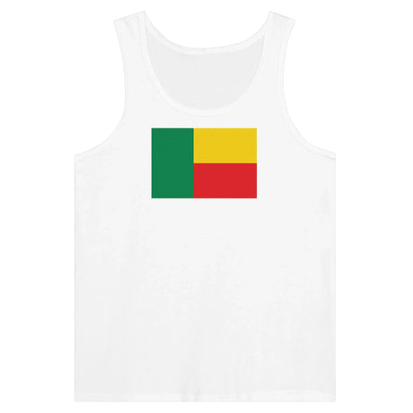 Débardeur drapeau bénin coton peigné tissu léger stylé