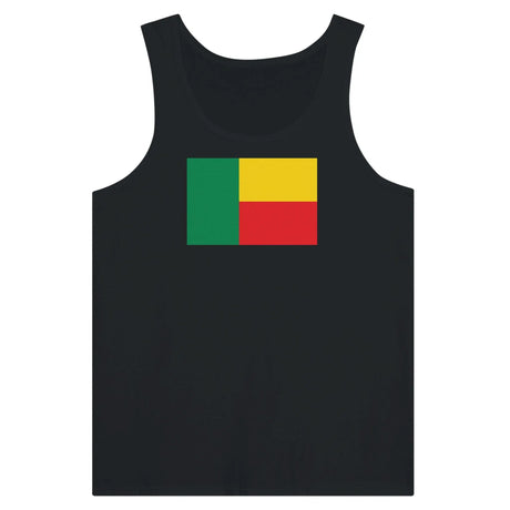 Débardeur drapeau bénin coton peigné tissu léger stylé