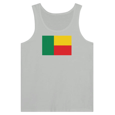 Débardeur drapeau bénin coton peigné tissu léger stylé