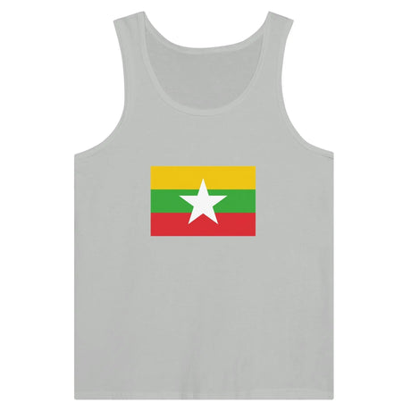 Débardeur drapeau birmanie coton peigné douceur supérieure