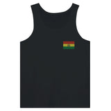 Débardeur drapeau bolivie broderie couleur tissu léger