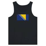 Débardeur drapeau bosnie-herzégovine tissu léger stylé