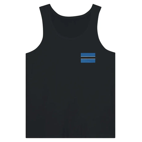 Débardeur drapeau botswana en broderie - pixelformaflag