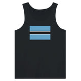 Débardeur drapeau botswana tissu léger couleurs résistantes