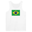 Débardeur drapeau brésil tissu léger imprimé coloré