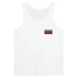 Débardeur drapeau bulgarie broderie couleur tissu léger