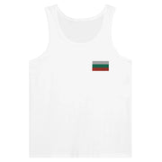 Débardeur drapeau bulgarie broderie couleur tissu léger