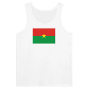 Débardeur drapeau burkina faso tissu léger couleur vive