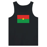 Débardeur drapeau burkina faso tissu léger couleur vive