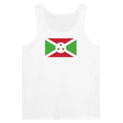 Débardeur drapeau burundi tissu léger couleurs résistantes