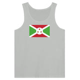 Débardeur drapeau burundi tissu léger couleurs résistantes