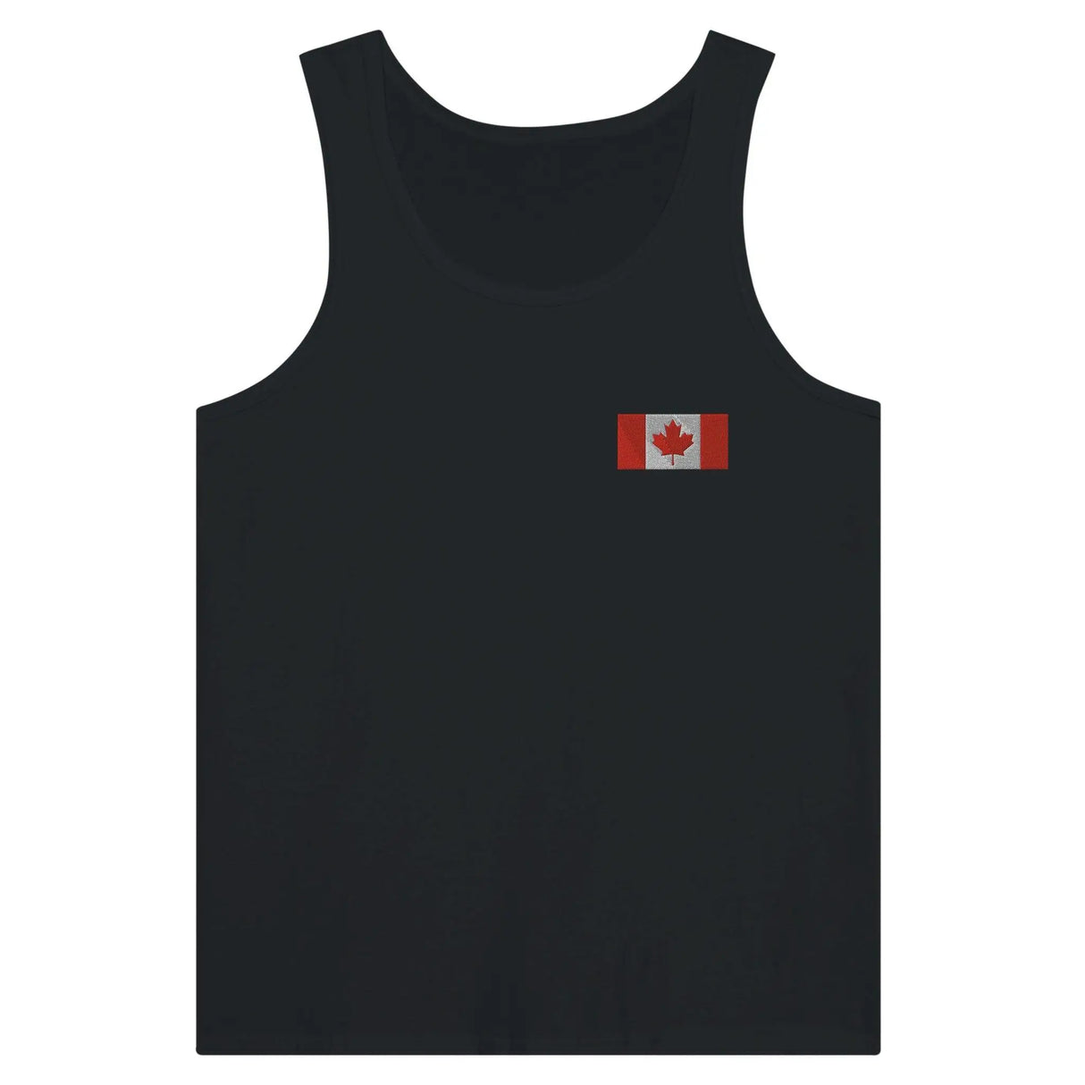 Débardeur drapeau canada broderie couleur tissu léger