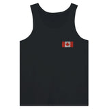 Débardeur drapeau canada broderie couleur tissu léger