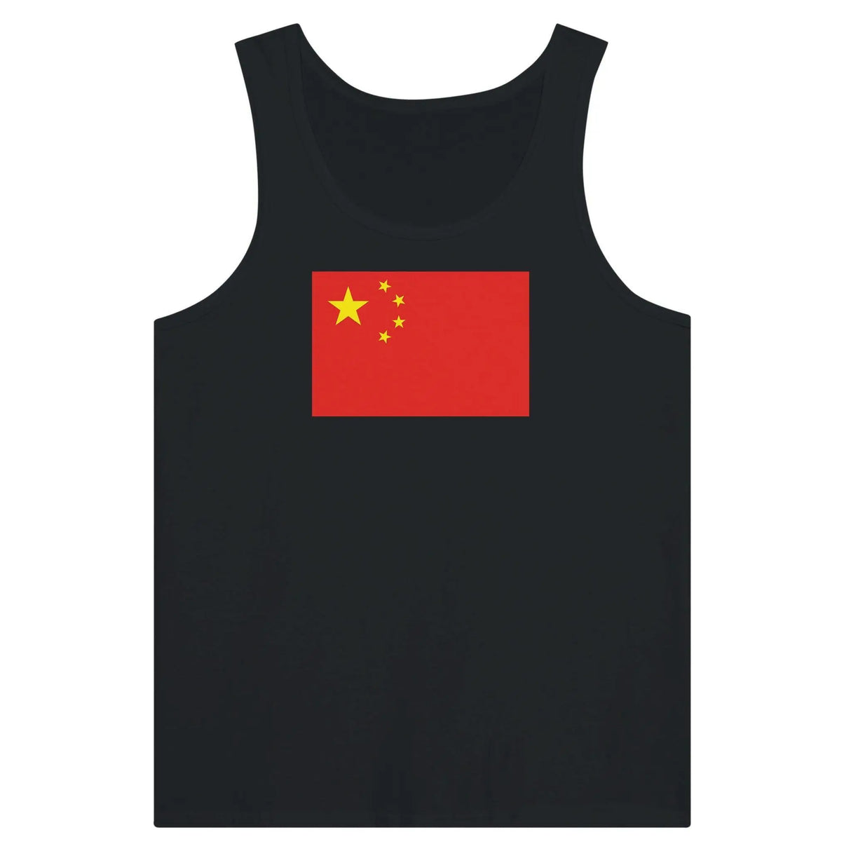 Débardeur drapeau chine tissu léger excellente respirabilité