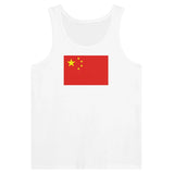 Débardeur drapeau chine tissu léger excellente respirabilité