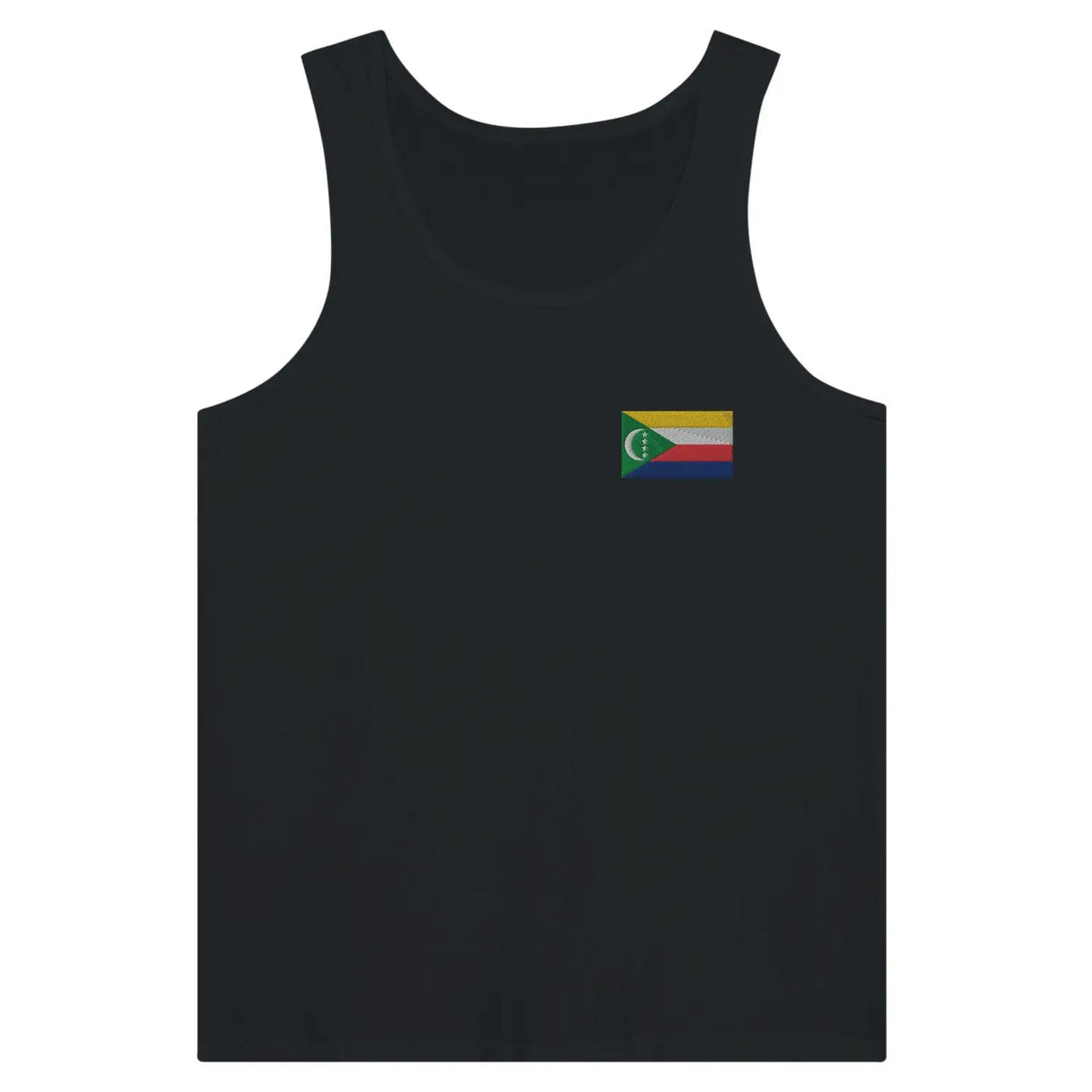 Débardeur drapeau comores en broderie - pixelformaflag