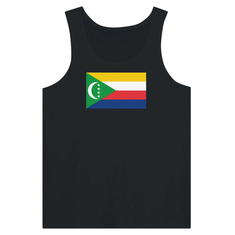 Débardeur drapeau comores tissu léger couleurs vives