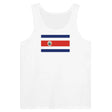 Débardeur drapeau costa rica tissu léger couleur vive
