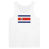 Débardeur drapeau costa rica tissu léger couleur vive