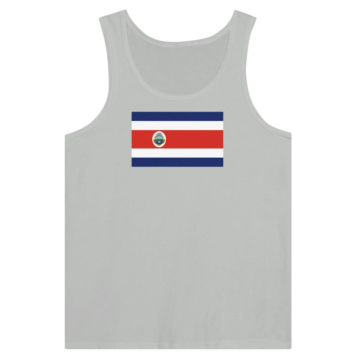 Débardeur drapeau costa rica tissu léger couleur vive