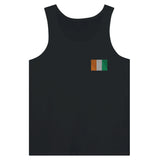 Débardeur drapeau côte d’ivoire brodé tissu léger