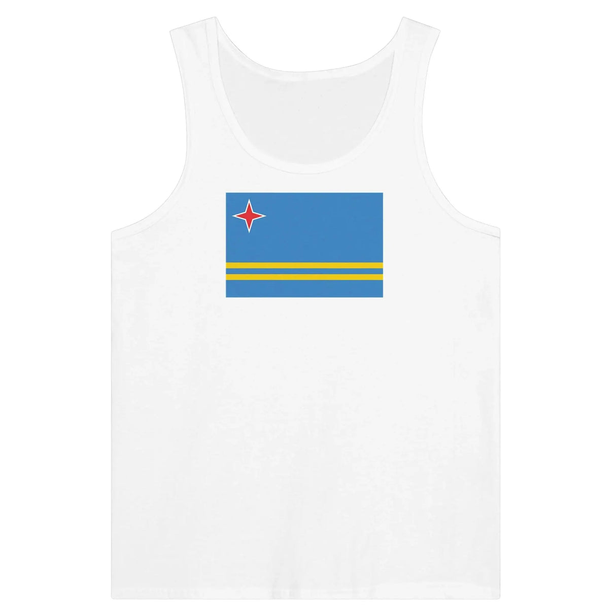 Débardeur drapeau d’aruba tissu léger couleurs vives