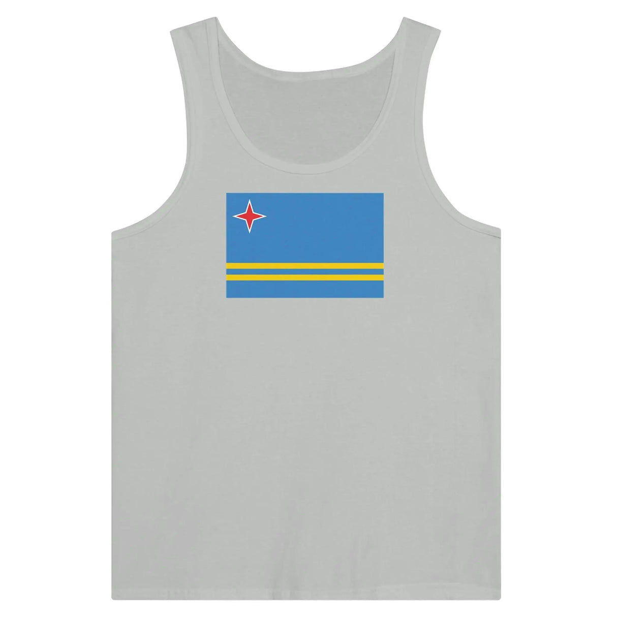 Débardeur drapeau d’aruba tissu léger couleurs vives