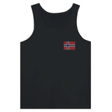 Débardeur Drapeau de la Norvège en broderie - Pixelforma 