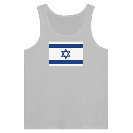 Débardeur drapeau d’israël tissu léger imprimé couleur