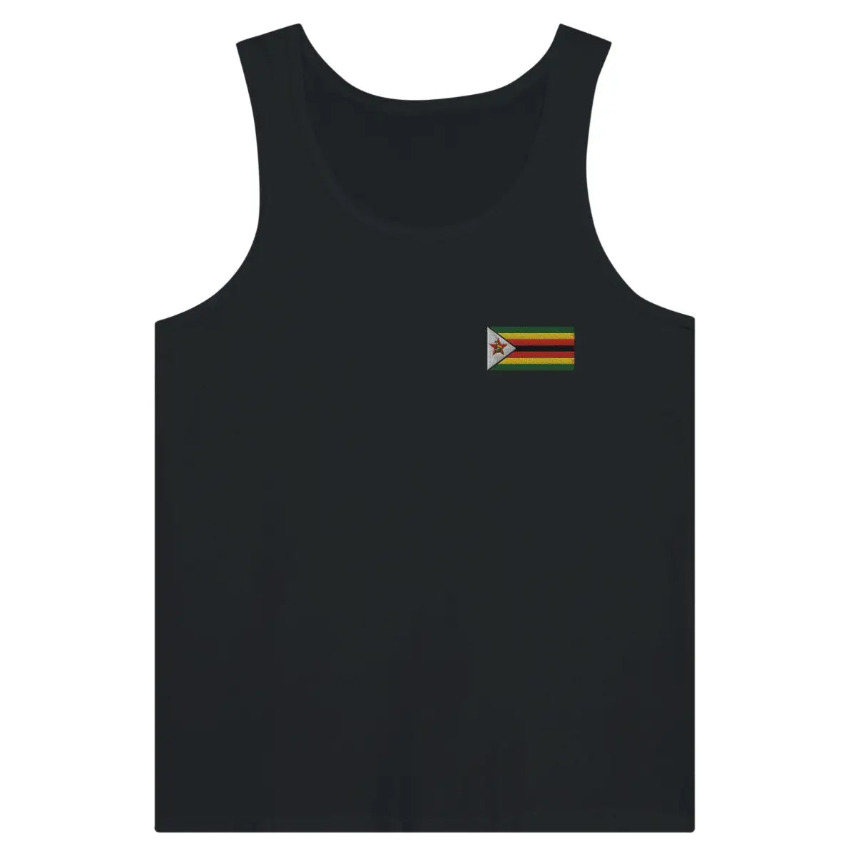 Débardeur Drapeau du Zimbabwe en broderie - Pixelforma 