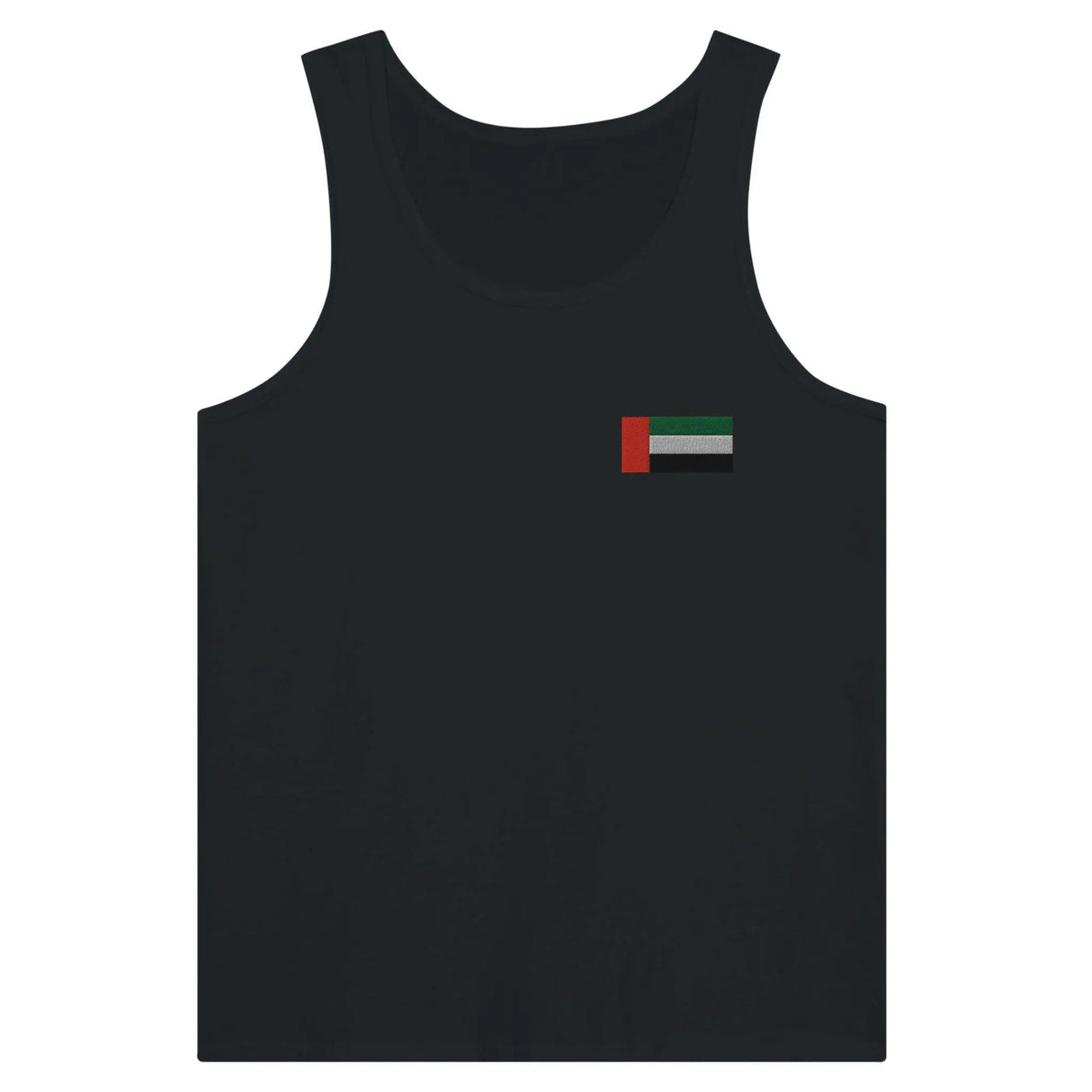 Débardeur drapeau émirats arabes unis brodé tissu léger