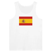 Débardeur drapeau espagne coton peigné tissu léger