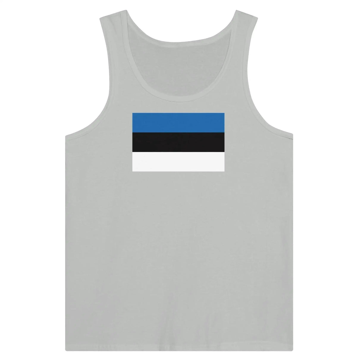Débardeur drapeau estonie coton peigné tissu léger