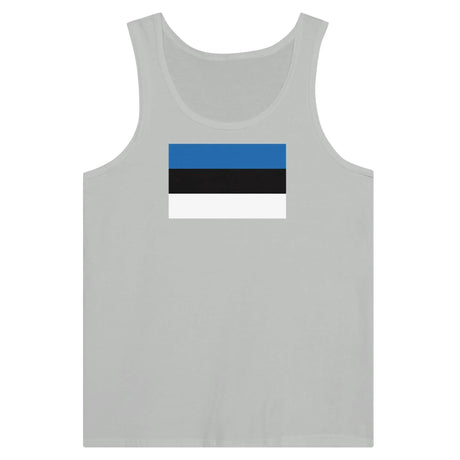 Débardeur drapeau estonie coton peigné tissu léger