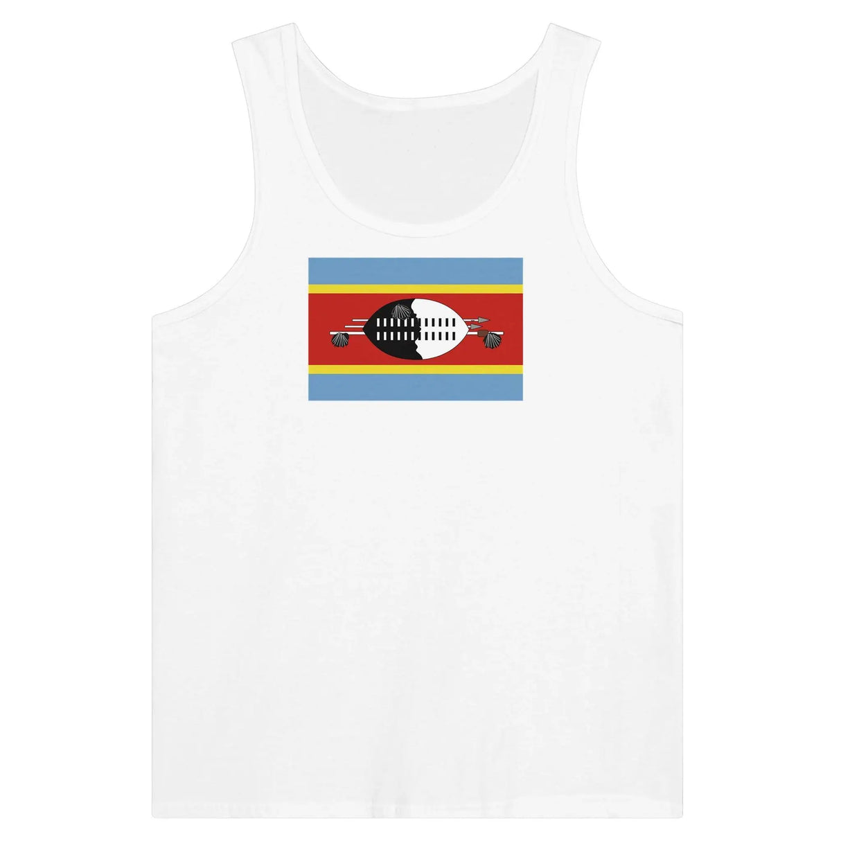 Débardeur drapeau eswatini tissu léger filé à l’anneau