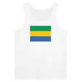 Débardeur drapeau gabon tissu léger couleurs vives