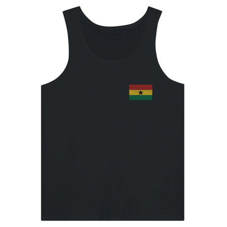 Débardeur drapeau ghana en broderie - pixelformaflag