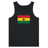 Débardeur drapeau ghana tissu léger couleurs vives