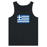 Débardeur drapeau grèce tissu léger excellente respirabilité