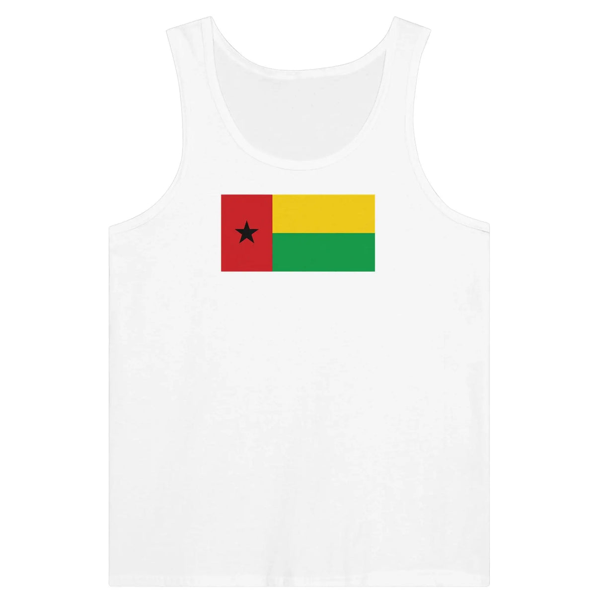 Débardeur drapeau guinée-bissau tissu léger confortable