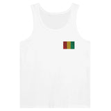 Débardeur drapeau guinée broderie couleur tissu léger