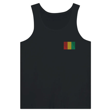 Débardeur drapeau guinée en broderie - pixelformaflag